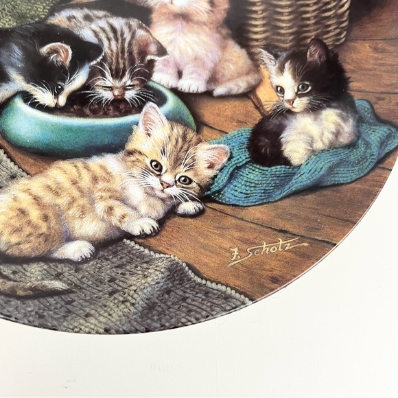 Vintage “Cozy Commons ” Litter Rascals Collectors Plate - Picture 4 of 7